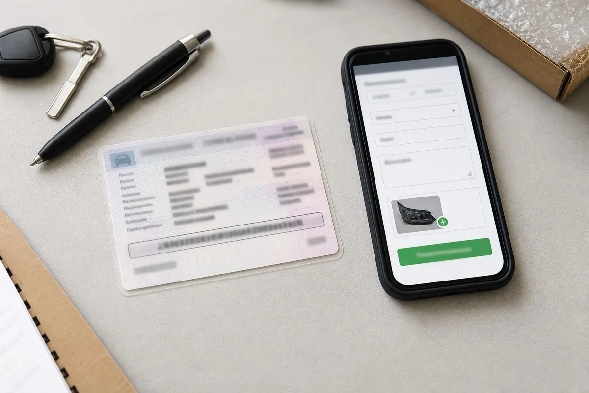 Vehicle document and phone request form
